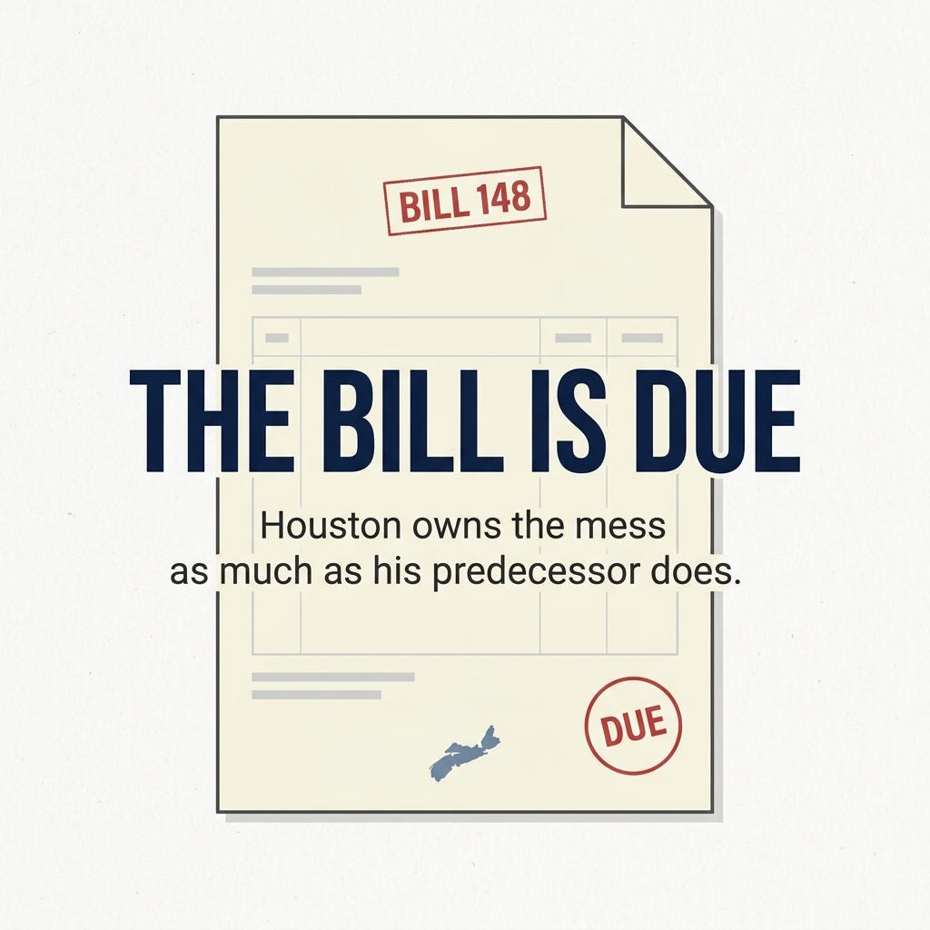 Graphic for The Bill (148) Is Due: Houston owns the mess as much as his predecessor does