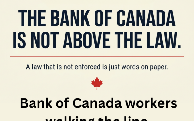 The Bank of Canada Is Not Above the Law