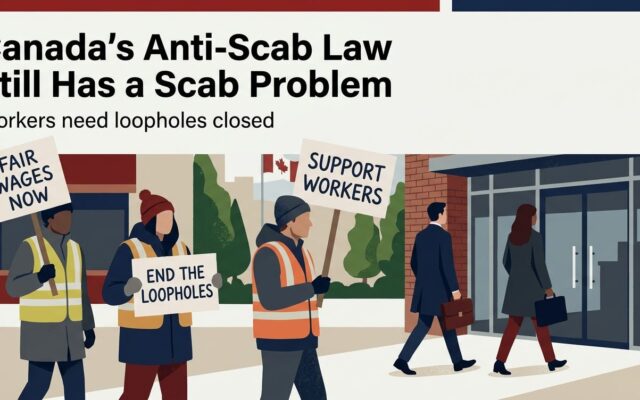 Canada’s Anti-Scab Law Still Has a Scab Problem.