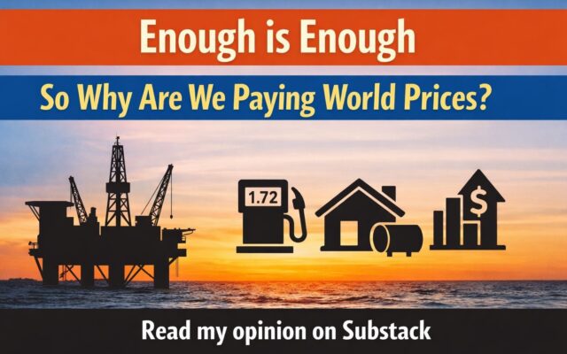 Nova Scotians pay twice at the pump. Both levels of government must act now.